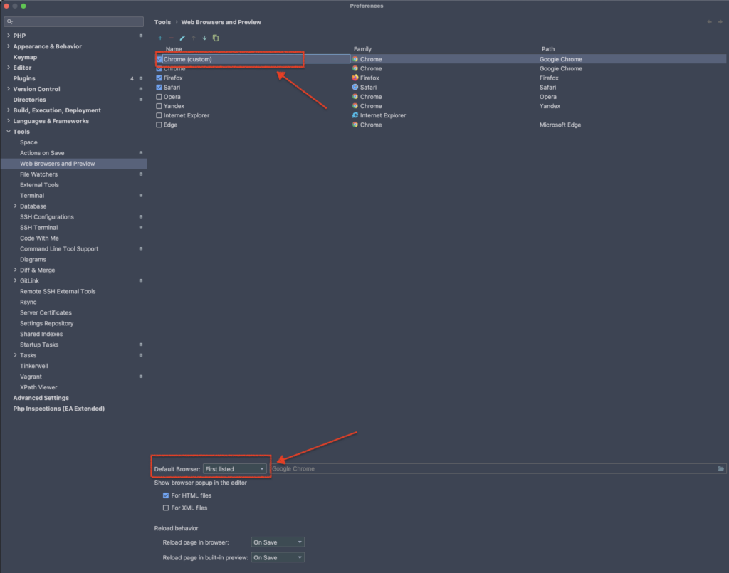 How to debug client-side JavaScript with the Webstorm debugger