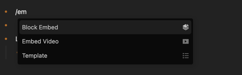 Embed a Roam block