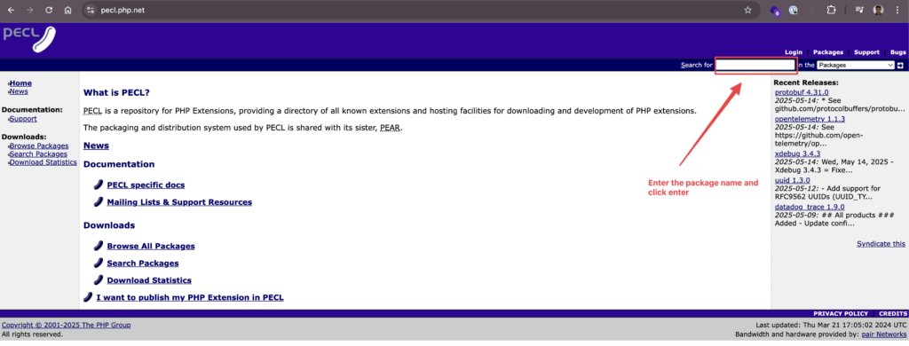 Visit pecl.php.net and search for the package: