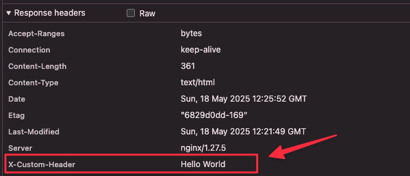 add_header Nginx directive
