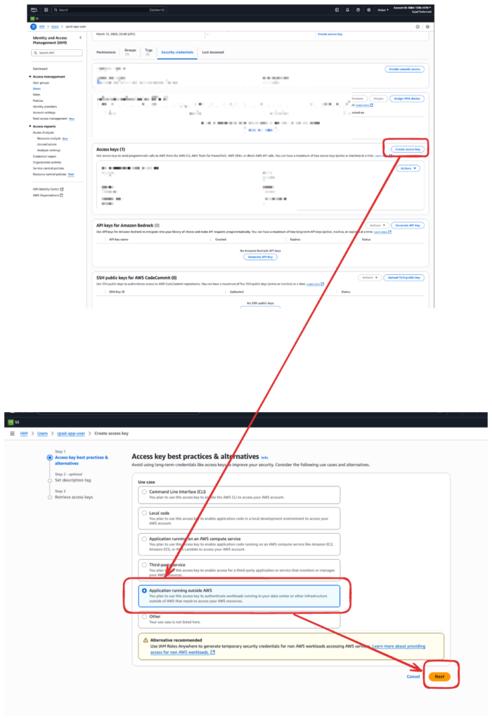 Configure S3 bucket on AWS
