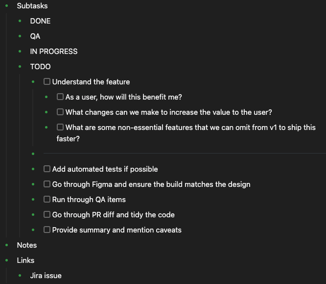 How to approach a new software feature